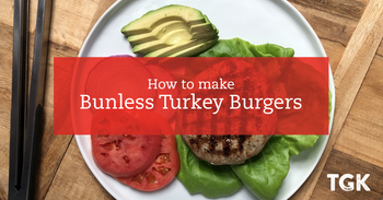 Bunless Herbed Turkey Burgers Recipe