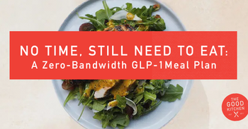 GLP‑1, No Time, Still Need to Eat: A Zero‑Bandwidth Meal Plan
