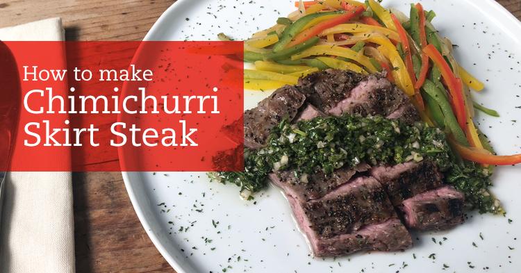 Chimichurri Skirt Steak Recipe