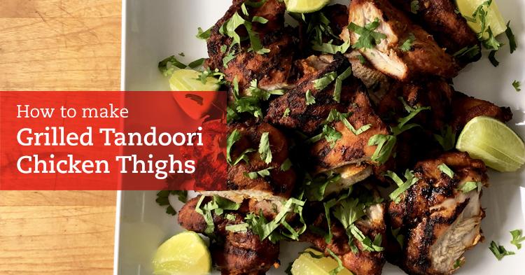 Grilled Tandoori Chicken Thighs