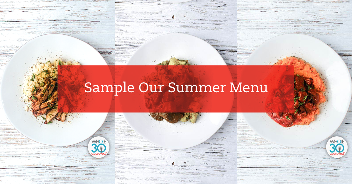 Sample Our Summer Menu